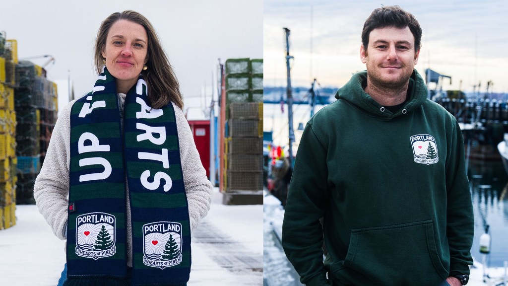 Sarah Stickney and Noah Riskind