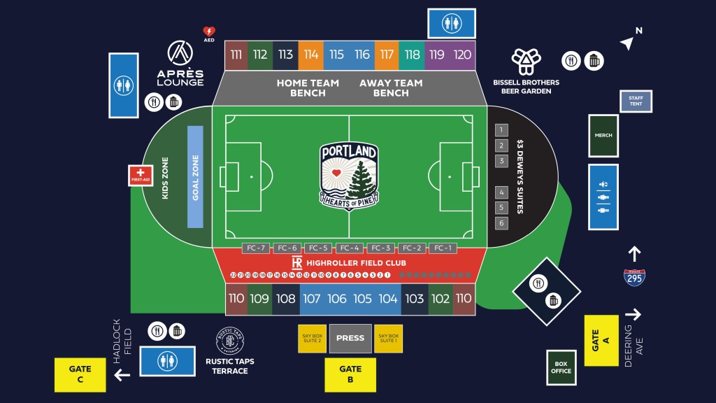 stadium map